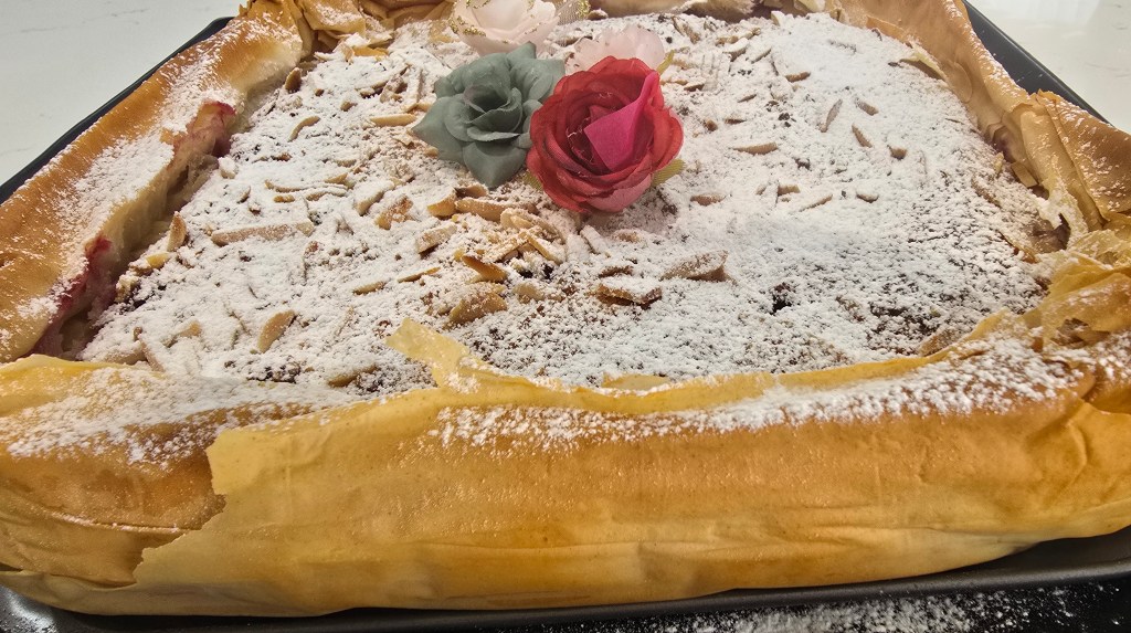 Quick Coconut and Yogurt Tart – With Almonds & Powdered&nbsp;Sugar!✨️